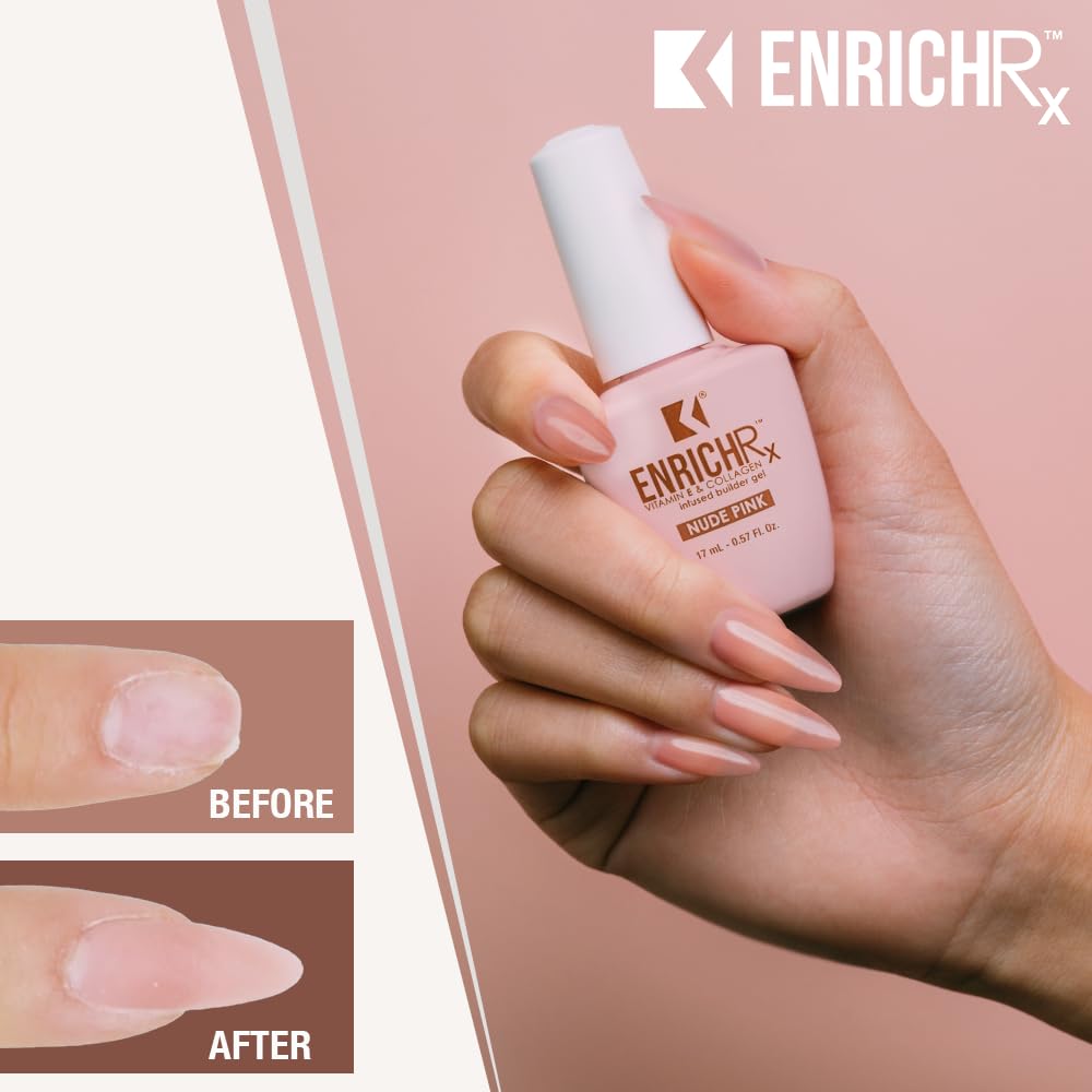 KUPA GelFinity EnrichRx base coat pairing for smooth nail adhesion.