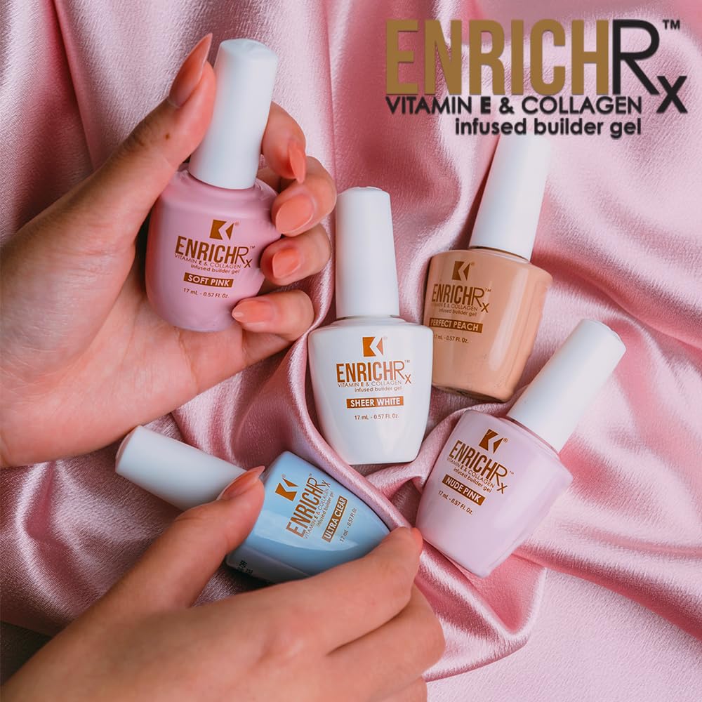KUPA GelFinity EnrichRx e-file removal setup on a manicure.