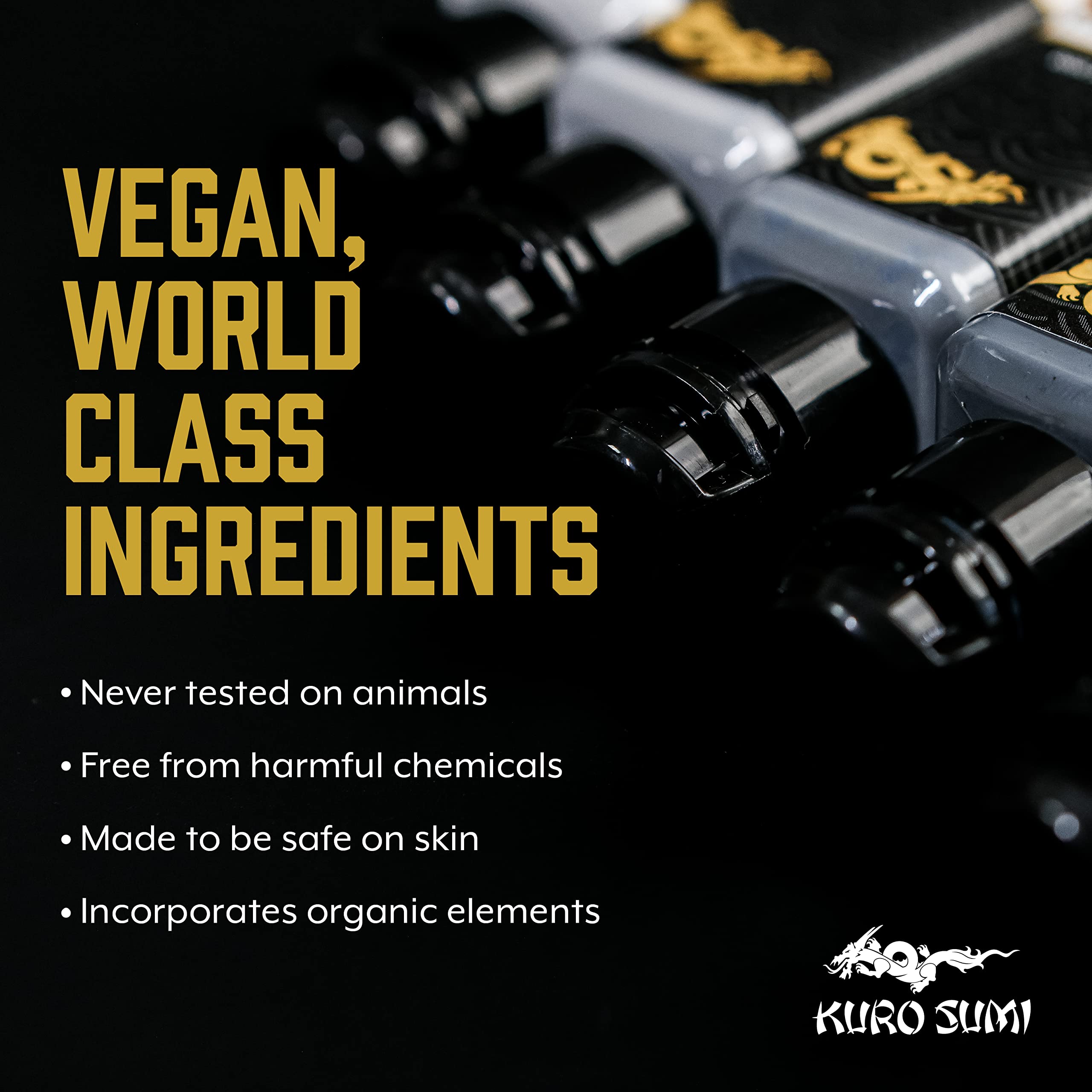 Kuro Sumi encre noire professionnelle, idéale pour tracés et ombrage durables.