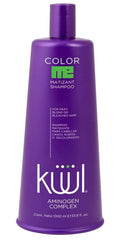 KUUL Matizant Shampoing, bouteille 1000 ml: neutralise les jaunes et intensifie les reflets cendrés.