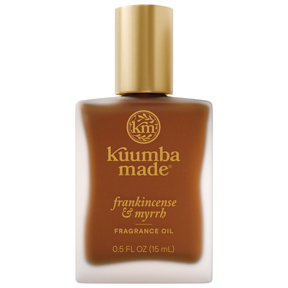 Kuumba Made – huile parfum encens et myrrhe en roller, parfum durable.