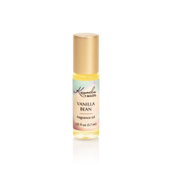Kuumba Made Vanille Feve, huile parfum durable en roller, fragrance douce et longue tenue.