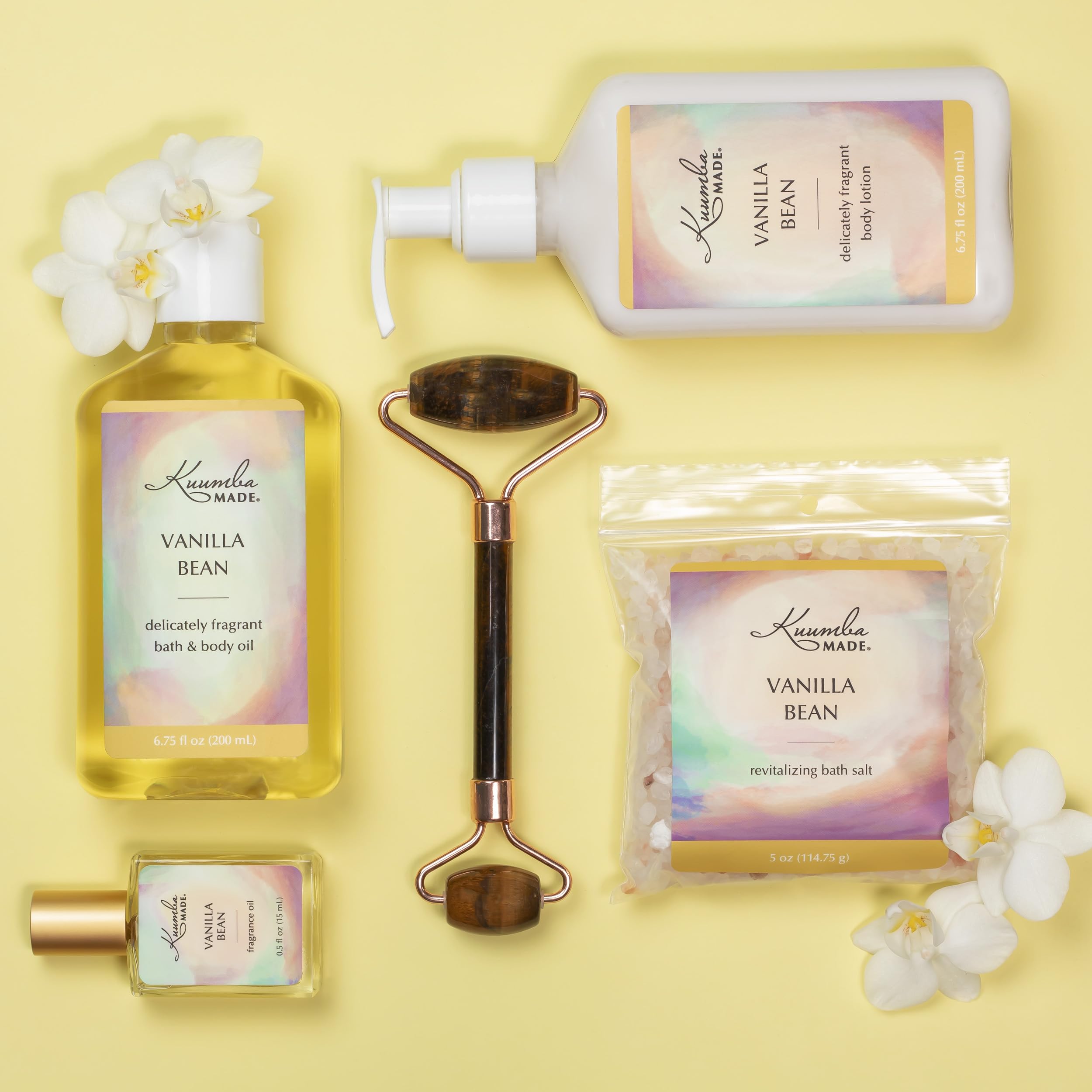 Kuumba Made huile vanille: cheveux hydratation et brillance sans gras.