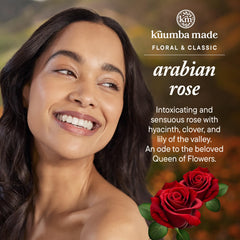 Kuumba Made Rose Arabe: notes florales visibles et harmonieuses.
