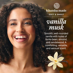 Kuumba Made Vanille Musc emballage écologique et choix éthique.