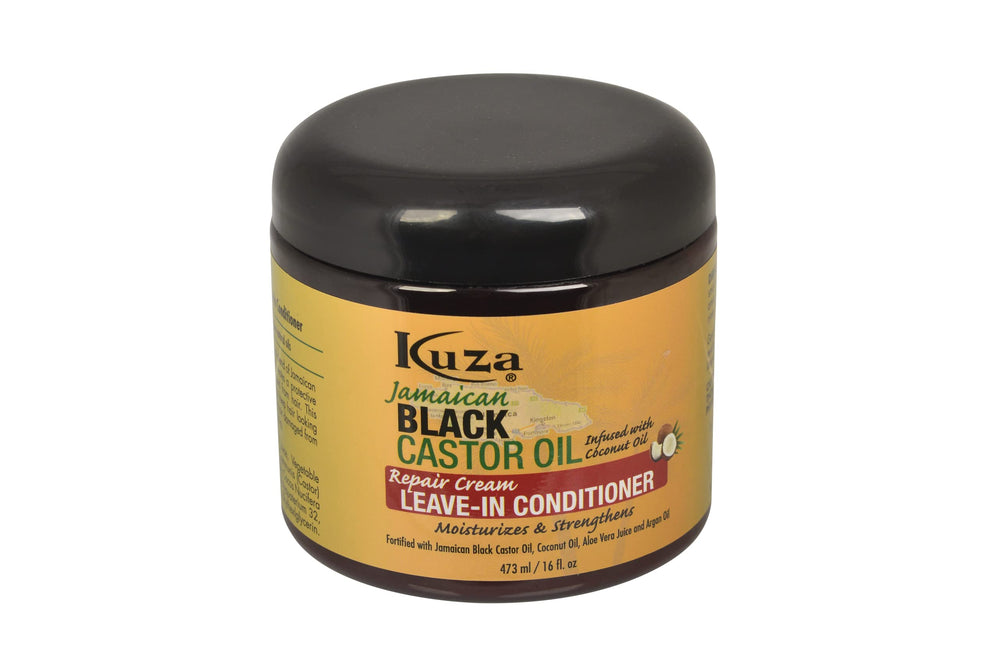Kuza bouteille apres-shampoing ricin noir jamaicain 16oz: hydratation et prevention de casse