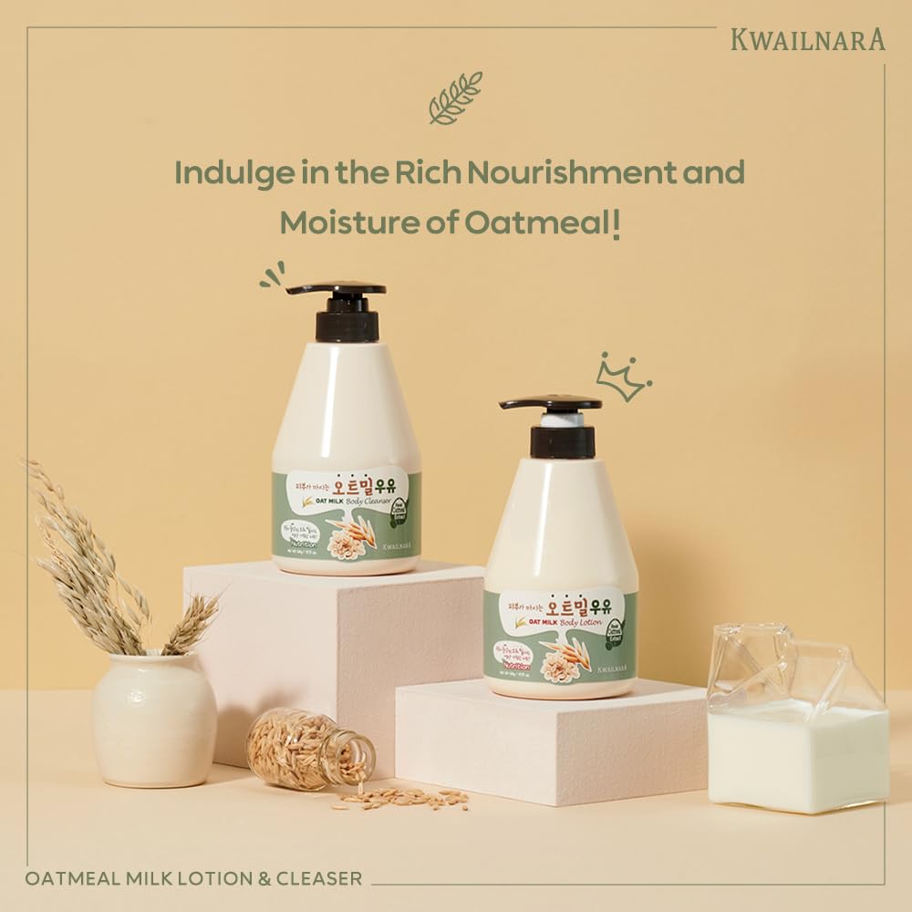 Kwailnara Lait d’avoine – extrait apaisant: soin quotidien sans gras.