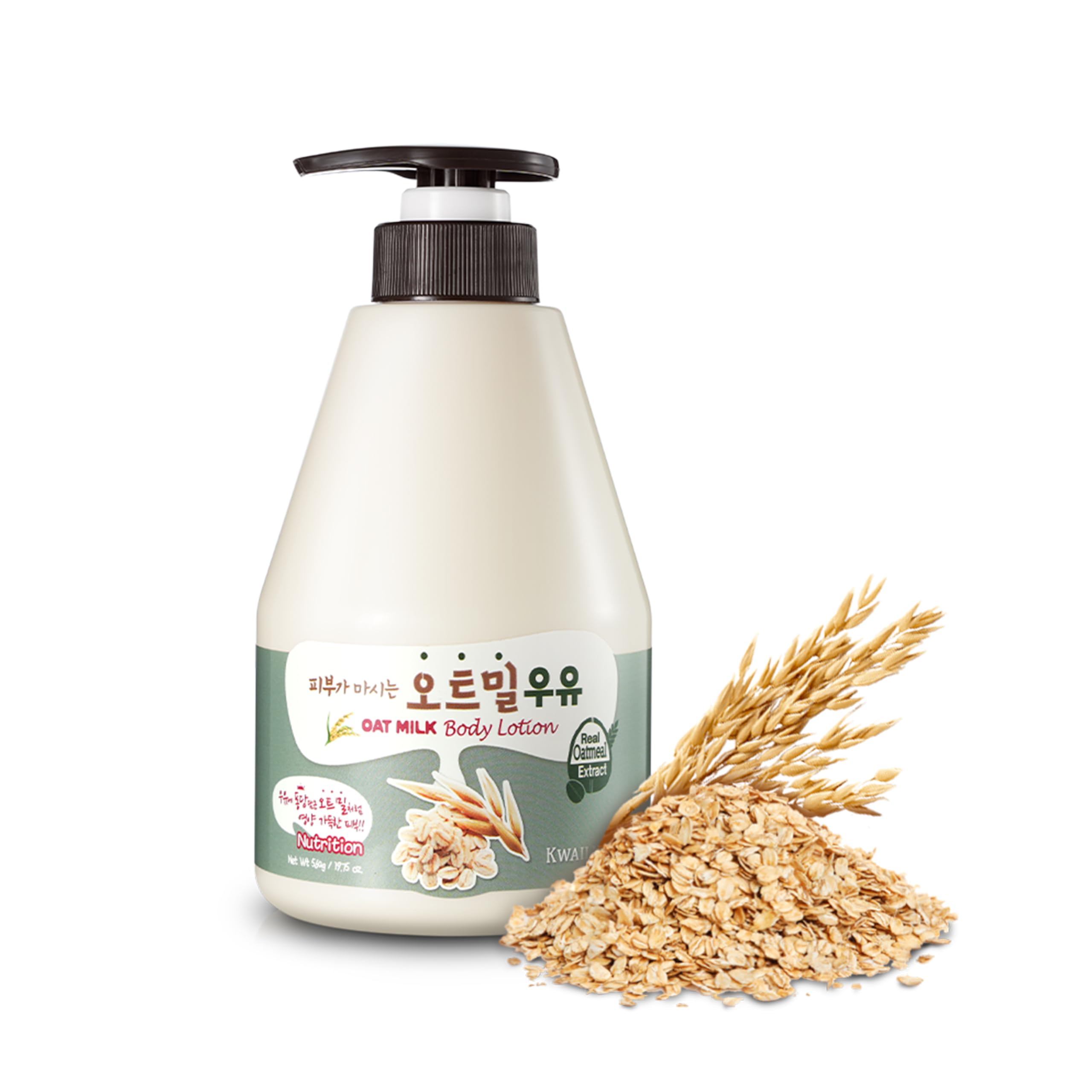 Kwailnara Lait d’avoine – bouteille: hydratation légère pour peau sensible.