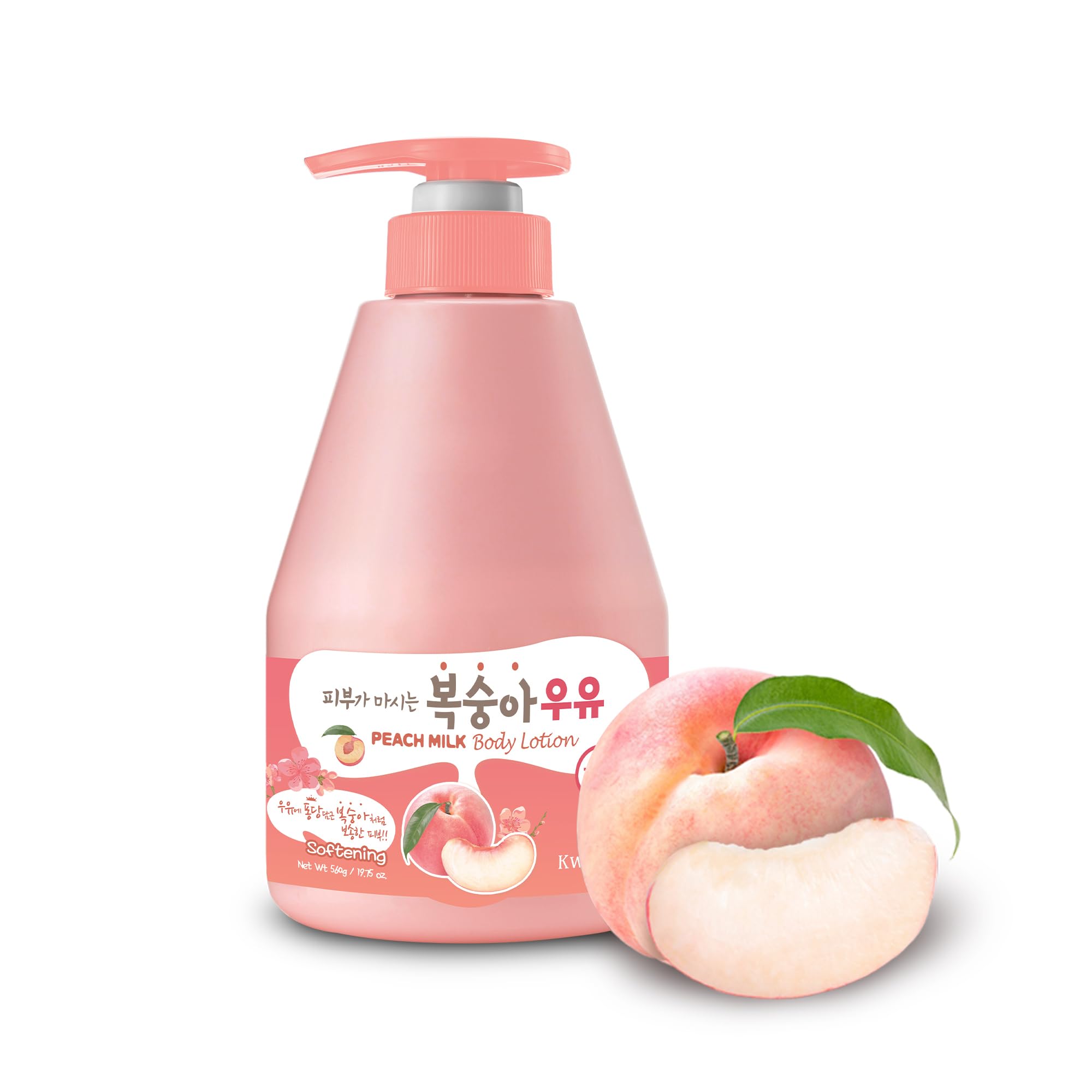 Kwailnara Lait Pêche Bouteille: hydratation légère pour peau douce.