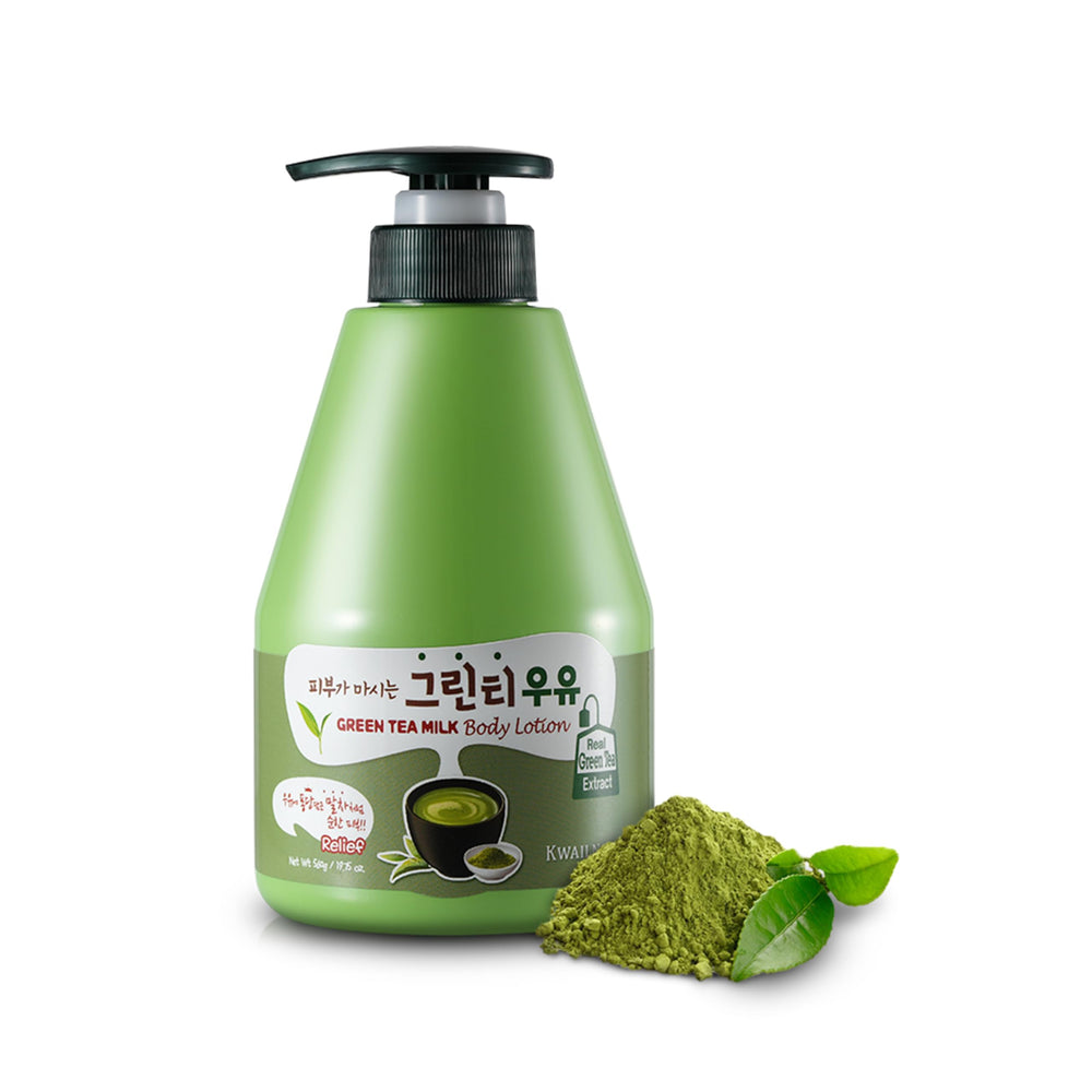 Kwailnara WELCOS Lotion au matcha: rafraîchissement léger pour le corps.