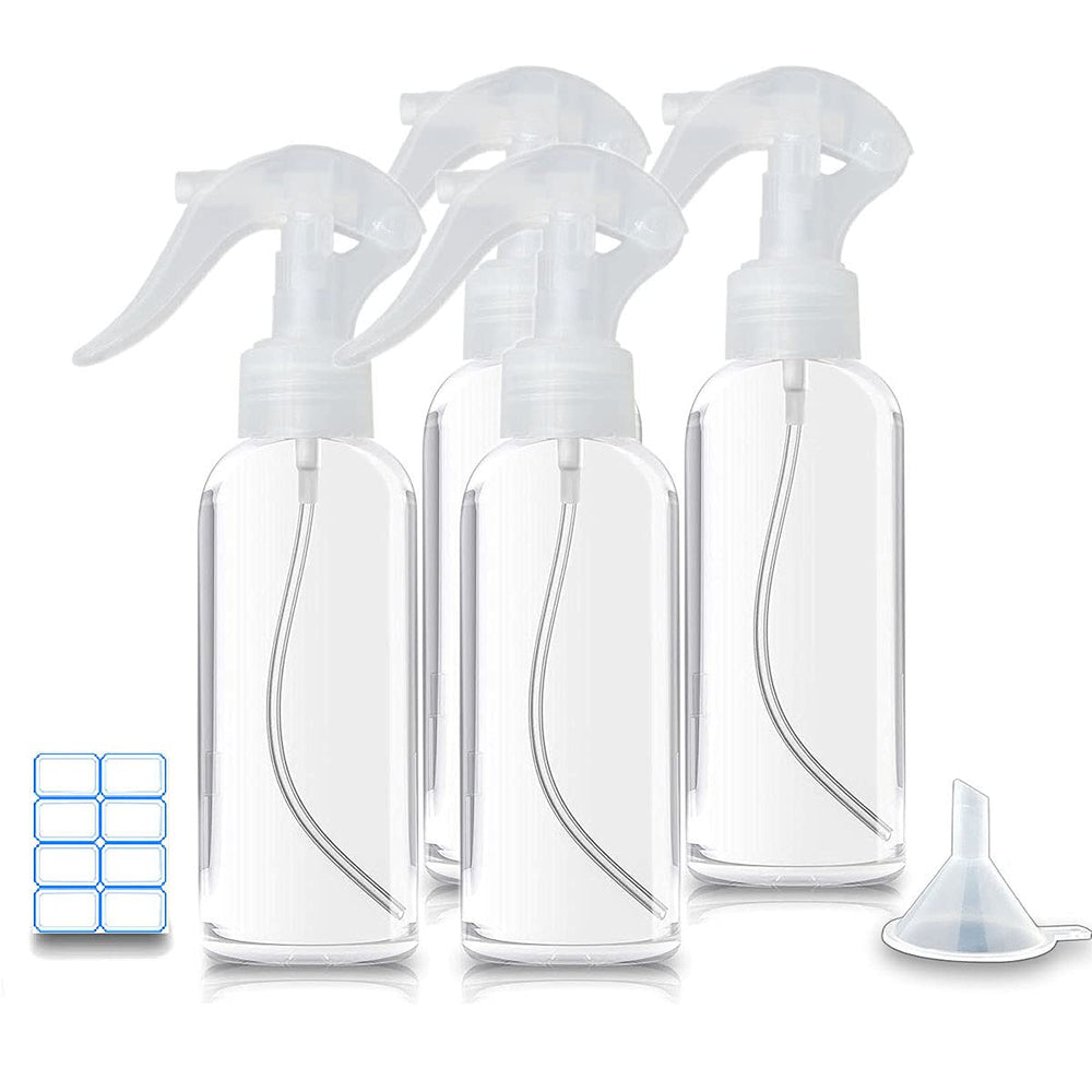 KwoKmarK Bouteilles pulvérisatrices 100ml – brumeFine, ensemble de 4 pour huiles essentielles.