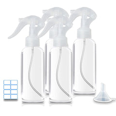 KwoKmarK Bouteilles pulvérisatrices 100ml – brumeFine, ensemble de 4 pour huiles essentielles.