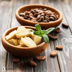 Ingrédients biologiques Kyabo cacao beurre 3lb, base naturelle pour recettes maison.
