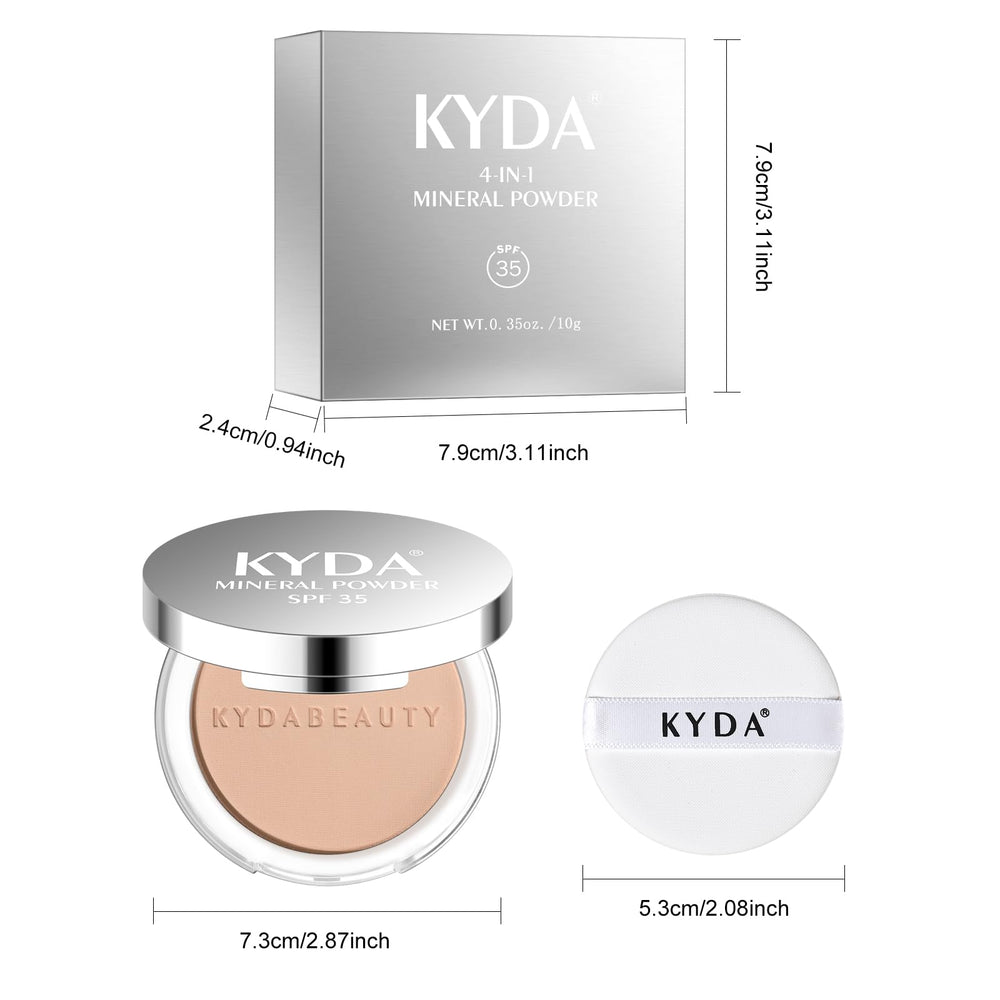 Finition matte KYDA naturelle et contrôlant la brillance tout au long de la journée.