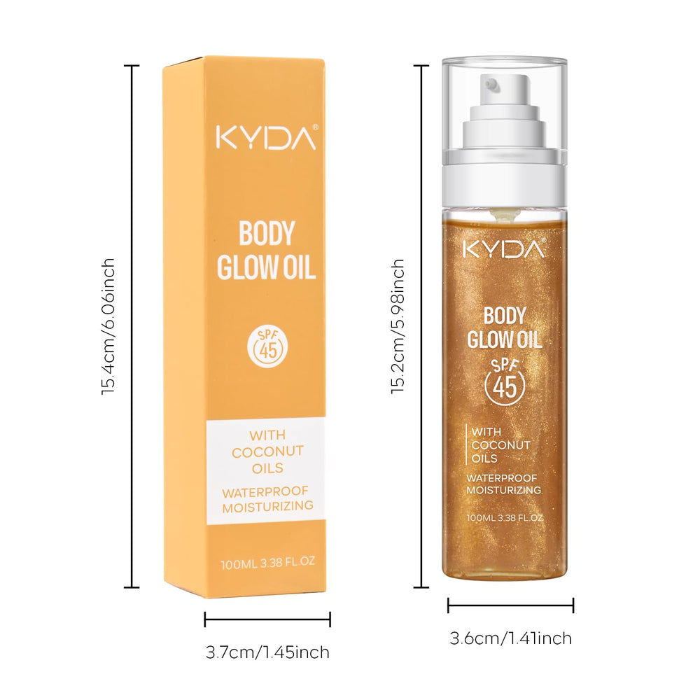 KYDA Huile Éclat Corps parfaite pour vacances et journées ensoleillées