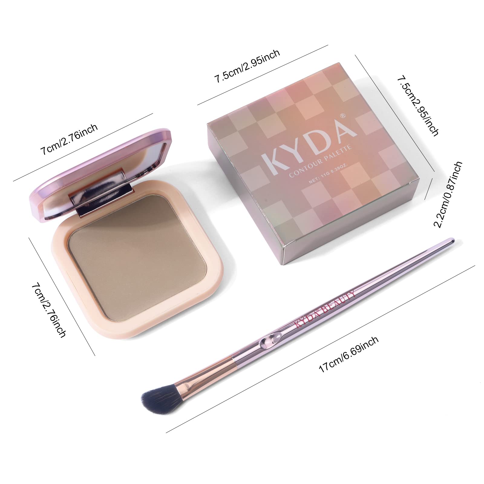 Trousse KYDA compacte, contour pratique en déplacement.
