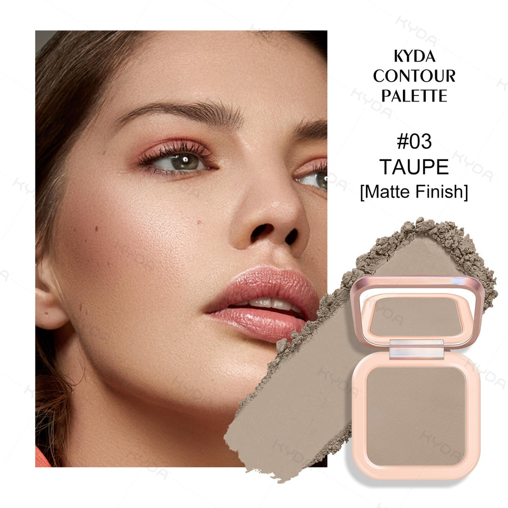 Texture poudre lisse KYDA, contour précis et fini doux.
