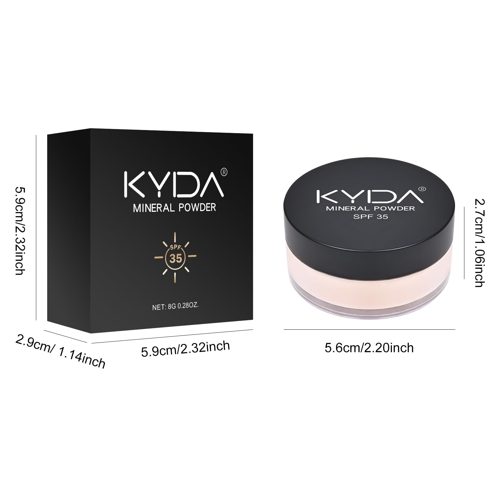KYDA Poudre Minérale gestes circulaires pour un fini homogène.