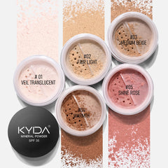 KYDA Poudre Minérale fini lumineux pour teint frais et naturel.