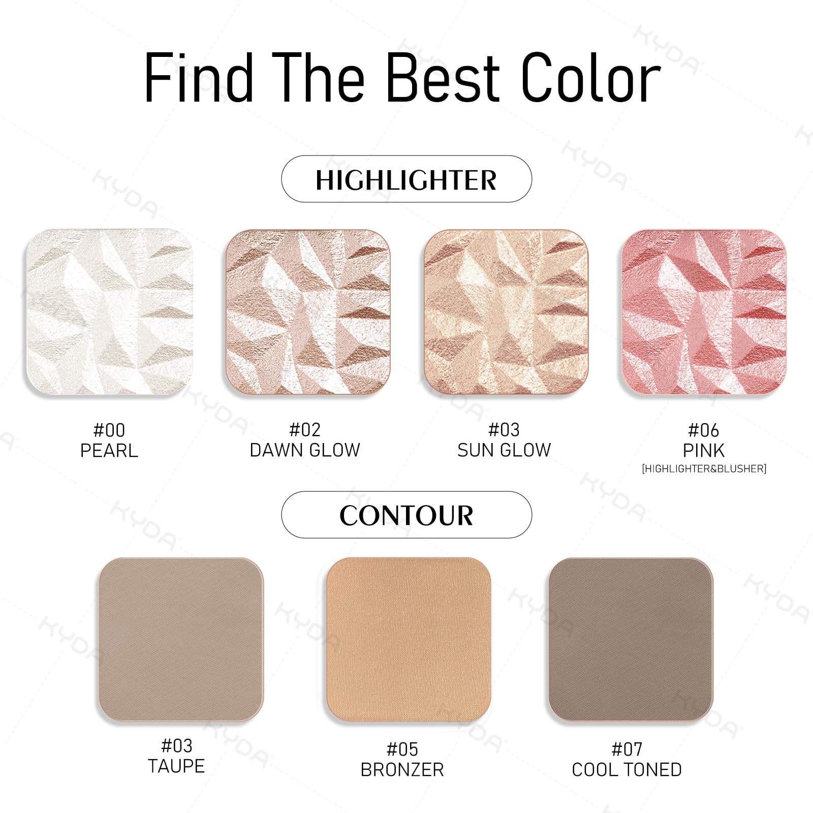KYDA Poudre pigmentée – Fusion facile et couleur accentuée.