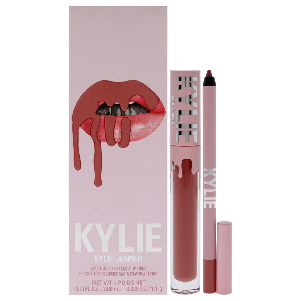 KYLIE Kit Lèvres Matte Liquide Angel, couleur durable et pigmentée pour lèvres