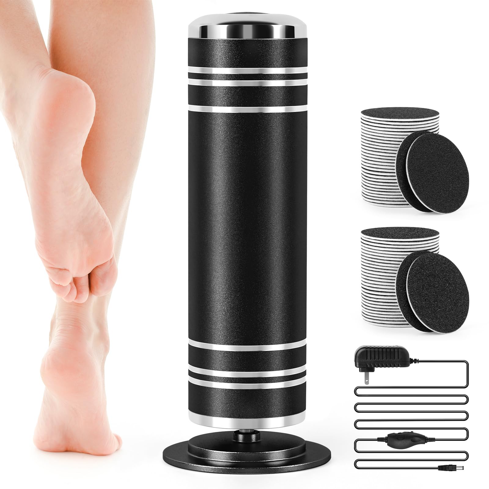 KZAOPZ lime électrique pour pieds, démonstration de l’efficacité sur les callosités.