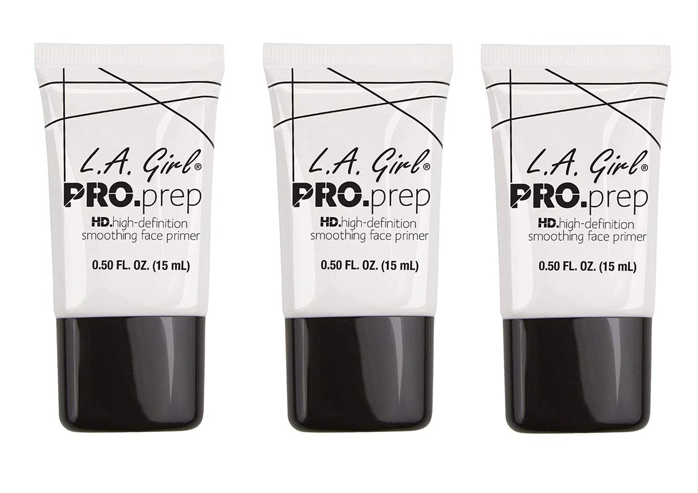 Base L.A. Girl Primer – bouteille avec pompe pour une peau lisse.