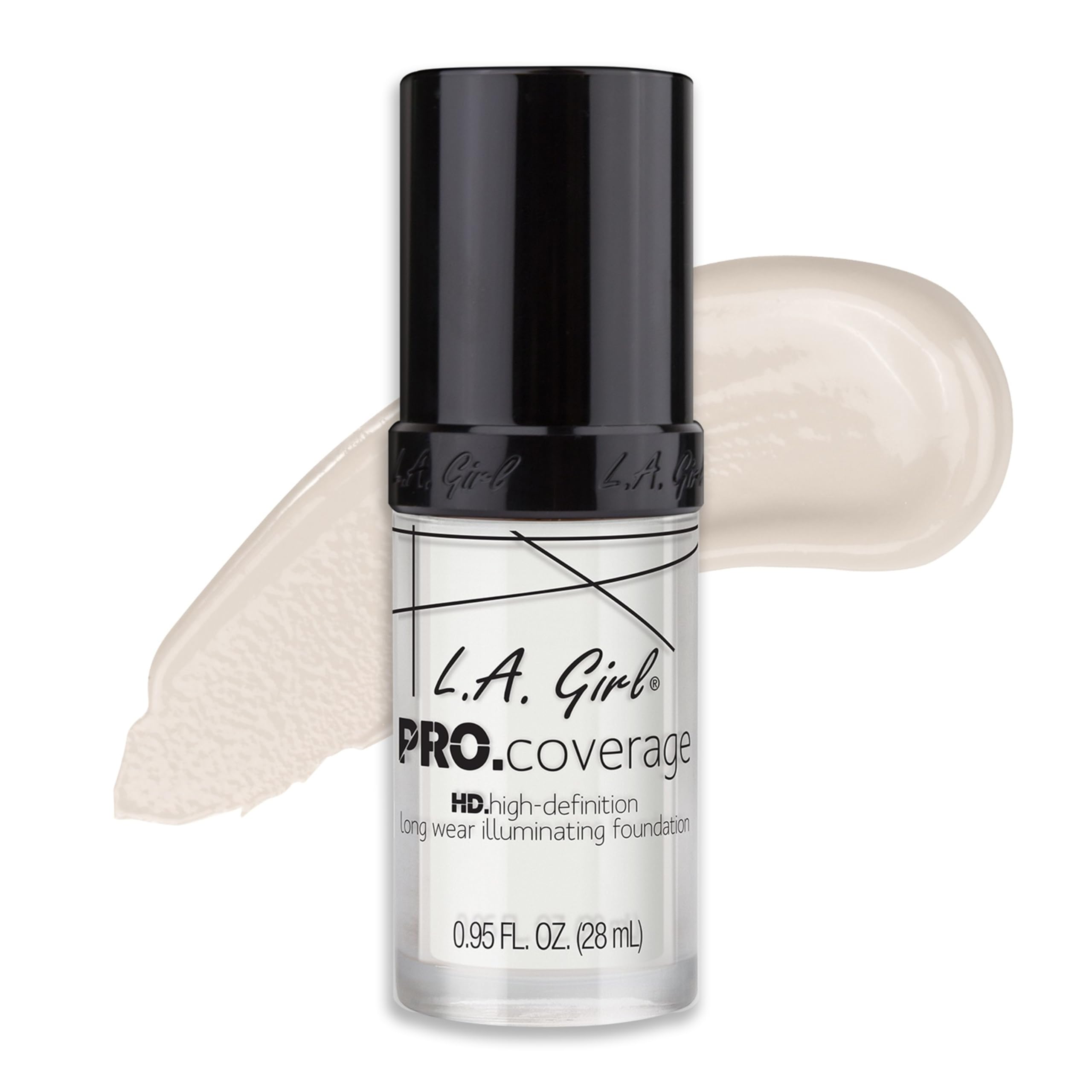 Échantillon teinte du fond L.A. Girl Pro Coverage pour tester le rendu.
