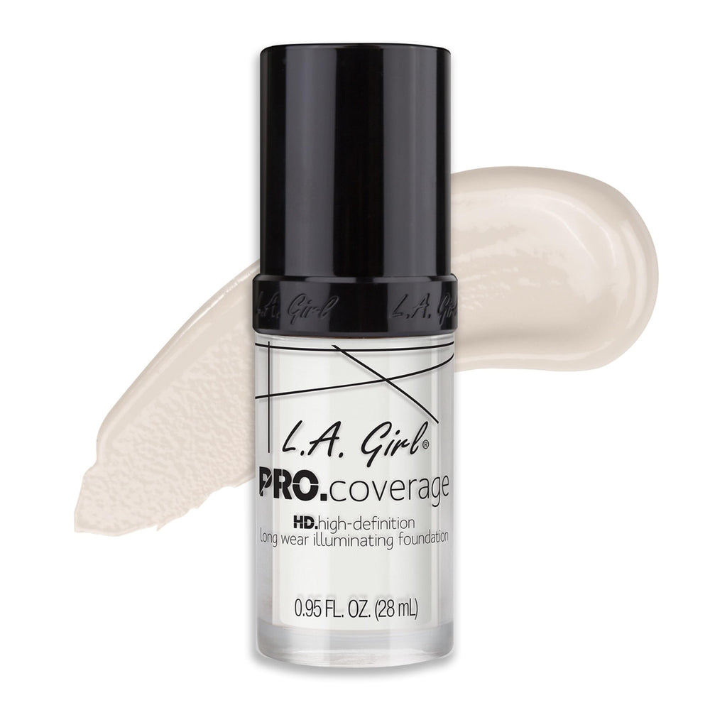 Échantillon teinte du fond L.A. Girl Pro Coverage pour tester le rendu.