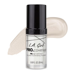 Échantillon teinte du fond L.A. Girl Pro Coverage pour tester le rendu.