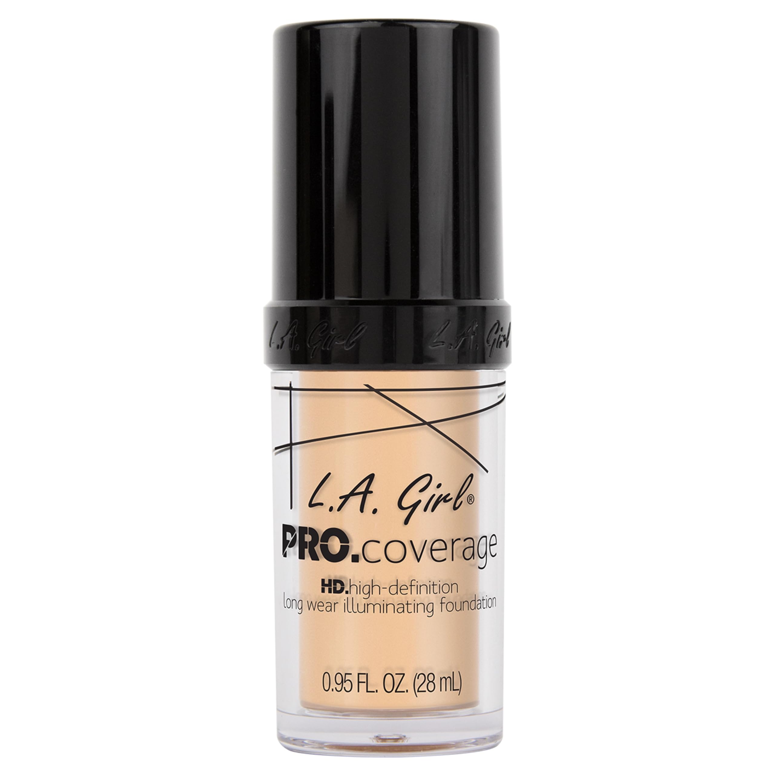 Texture crème légère et lumineuse du fond de teint L.A. Girl Pro Coverage.