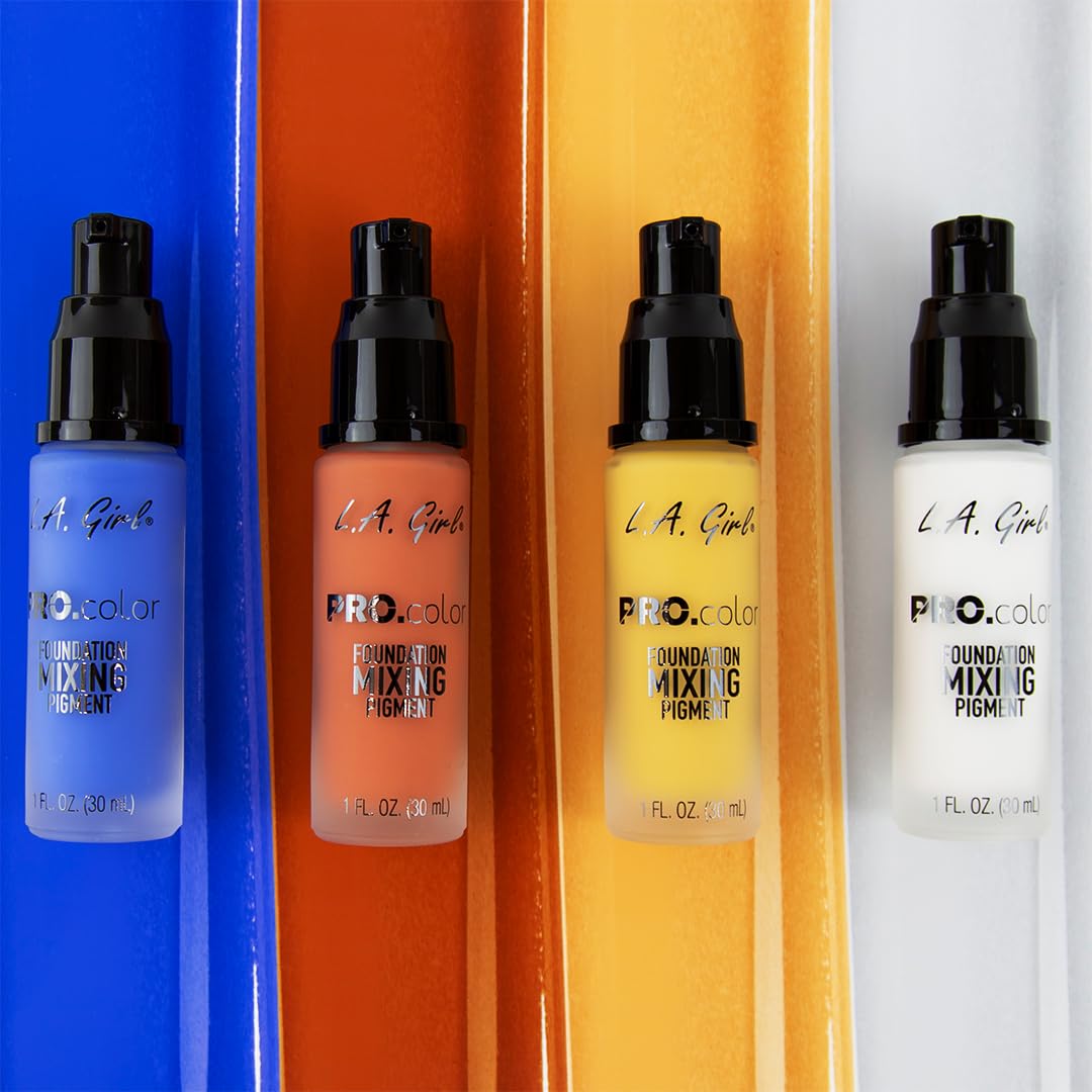 Application professionnelle du pigment de mélange L.A. Girl, teinte personnalisée