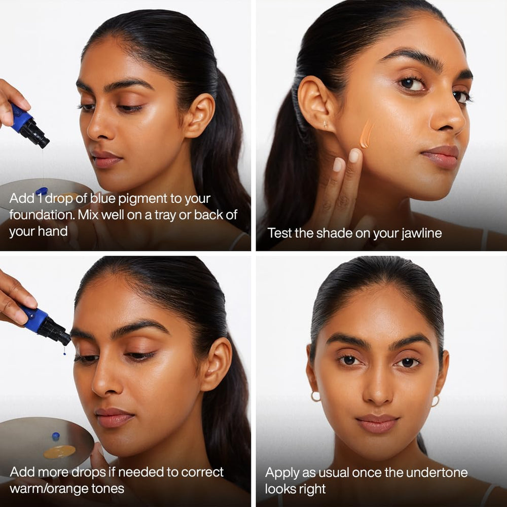 Correction des sous-tons avec pigment L.A. Girl PRO.color, mélange précis