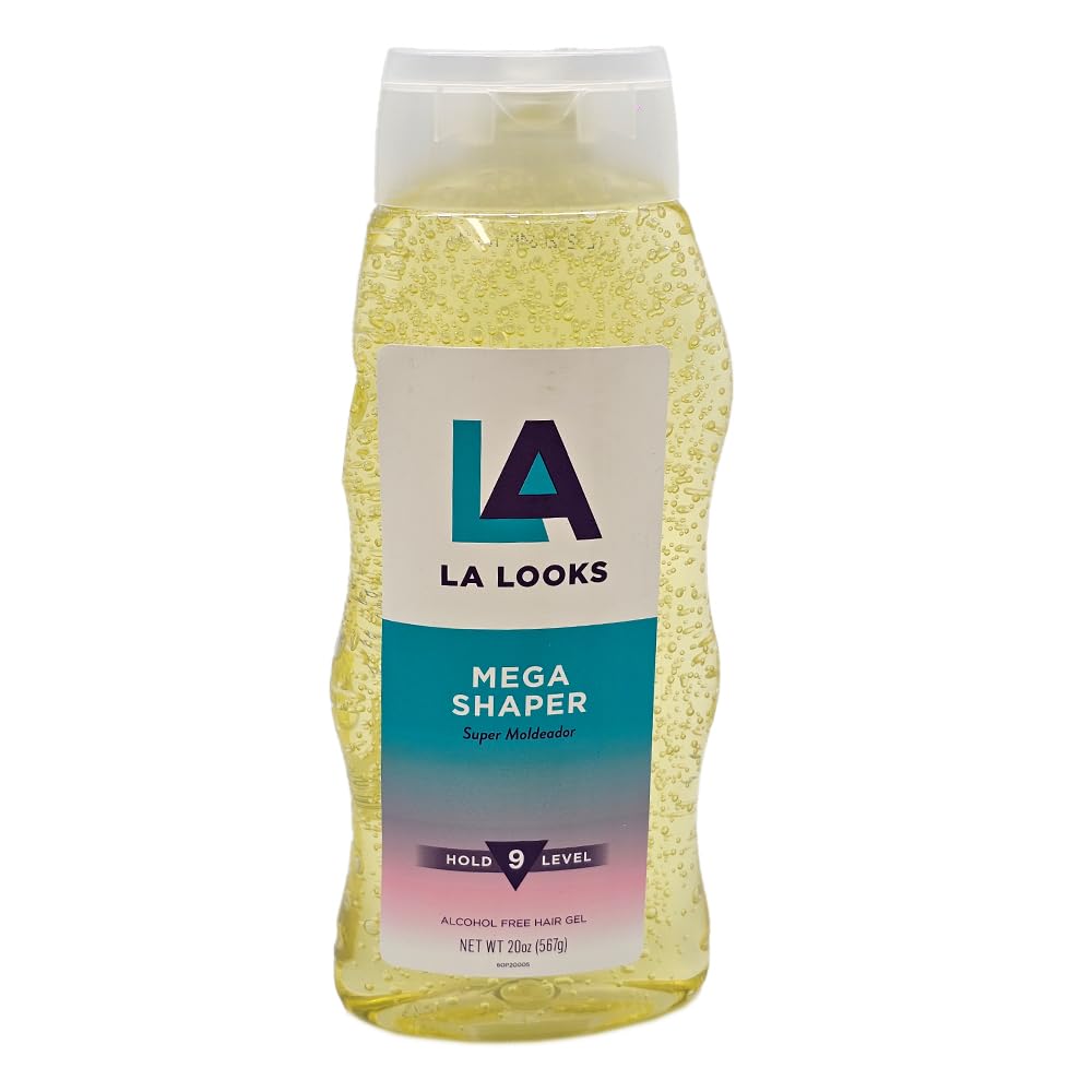 Application facile du Gel Mega Shaper pour un coiffage rapide.