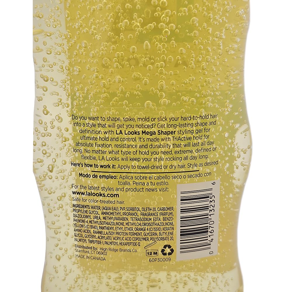 Texture robuste du gel L.A. Looks Mega Shaper pour un contrôle précis.