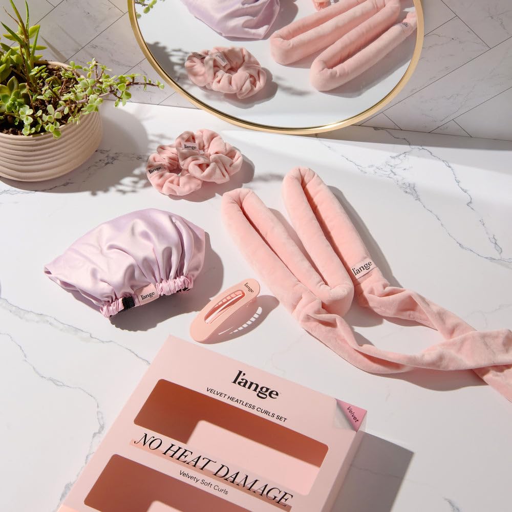 Accessoires velours L'ANGE HAIR pour coiffage nocturne doux et sécurisé