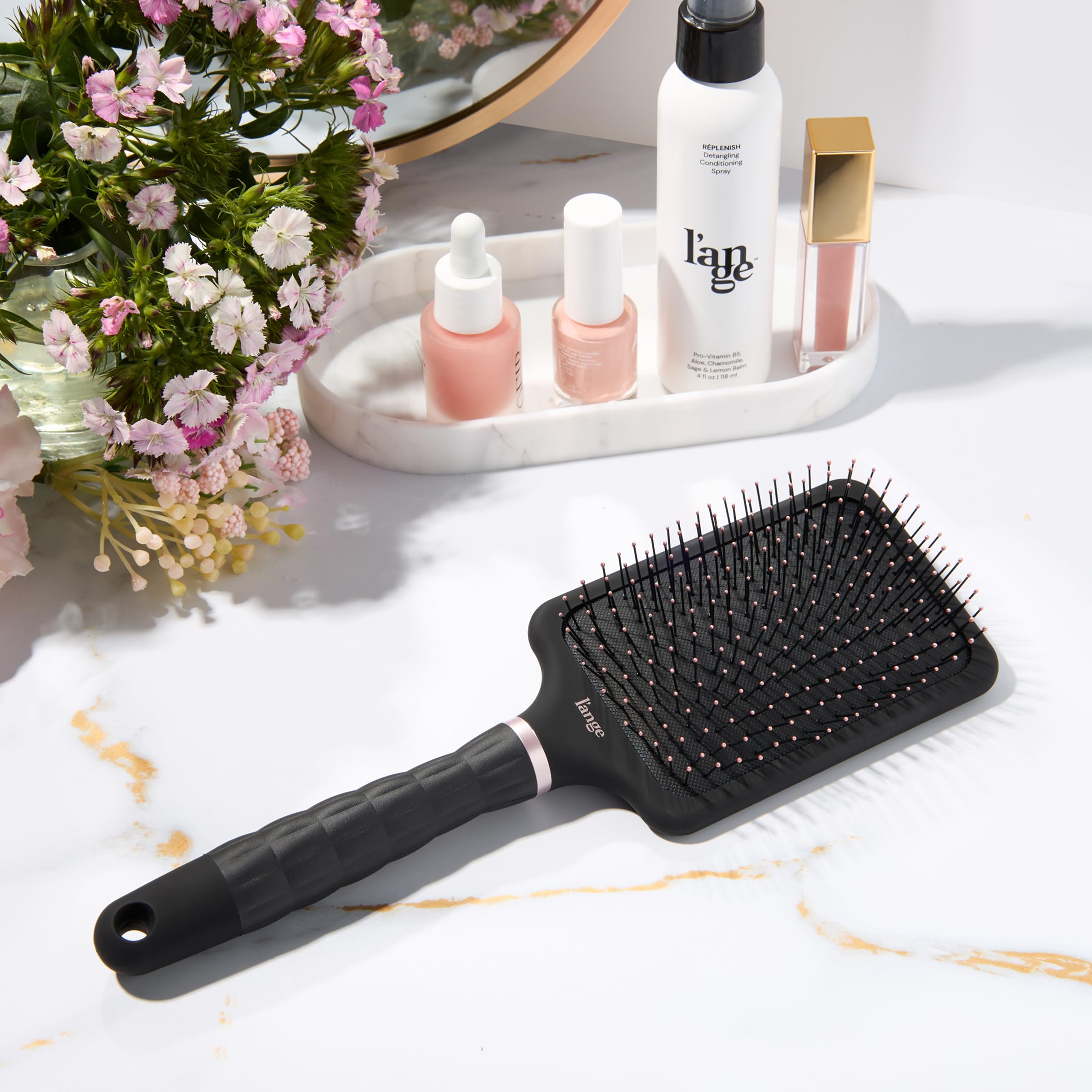 Utilisation sur cheveux humides avec L'ANGE HAIR démêlage en douceur