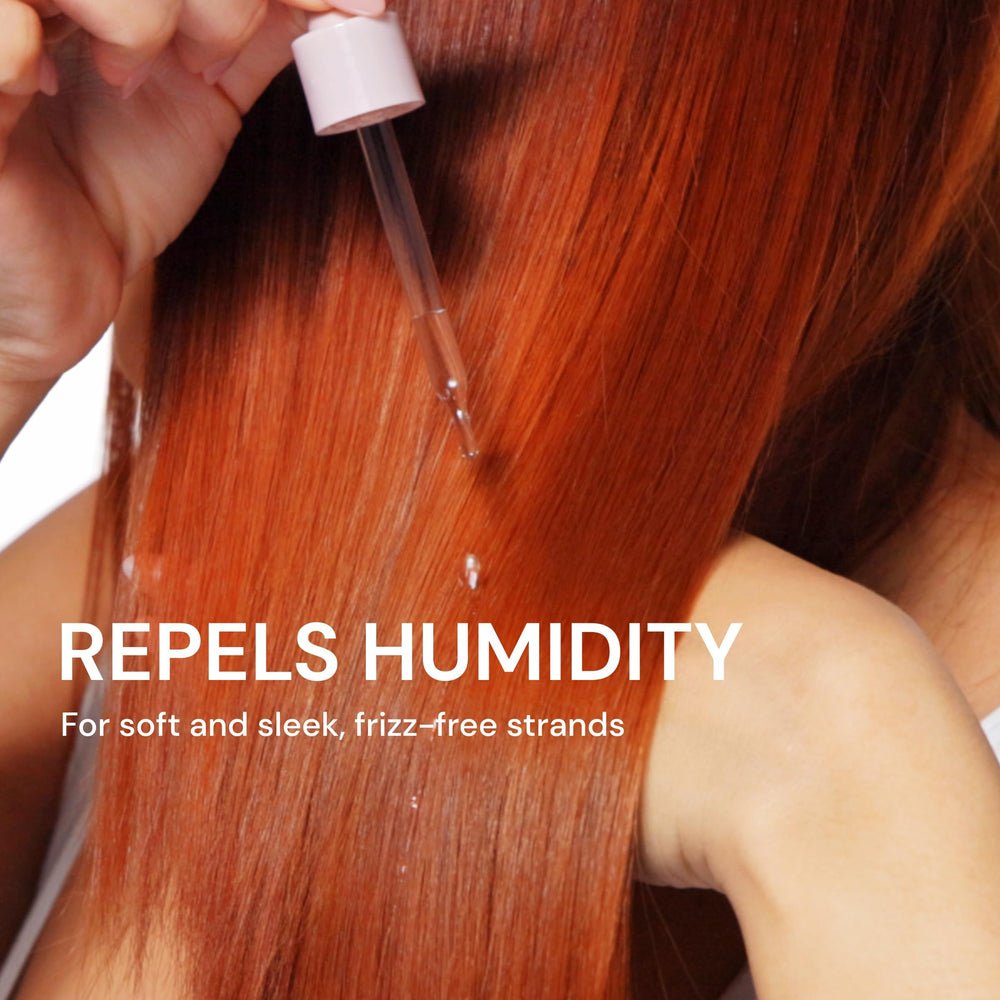 L'ANGE HAIR fini brillance miroir pour un look lustré et naturel.