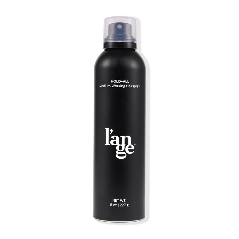 L'ANGE HAIR Hold-All, bouteille élégante offrant un maintien flexible pour la journée.