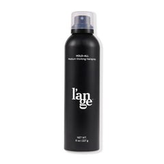 L'ANGE HAIR Hold-All, bouteille élégante offrant un maintien flexible pour la journée.