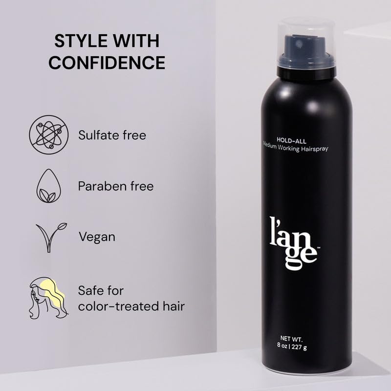 L'ANGE HAIR Hold-All, démonstration de résistance à l'humidité et UV pour des coiffures durables.