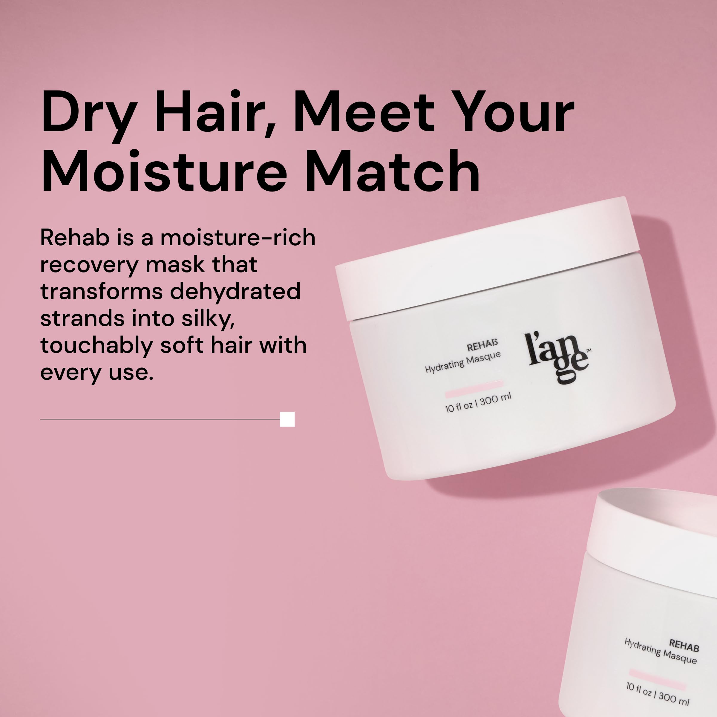 Infusion de kératine dans le masque pour cheveux plus forts.