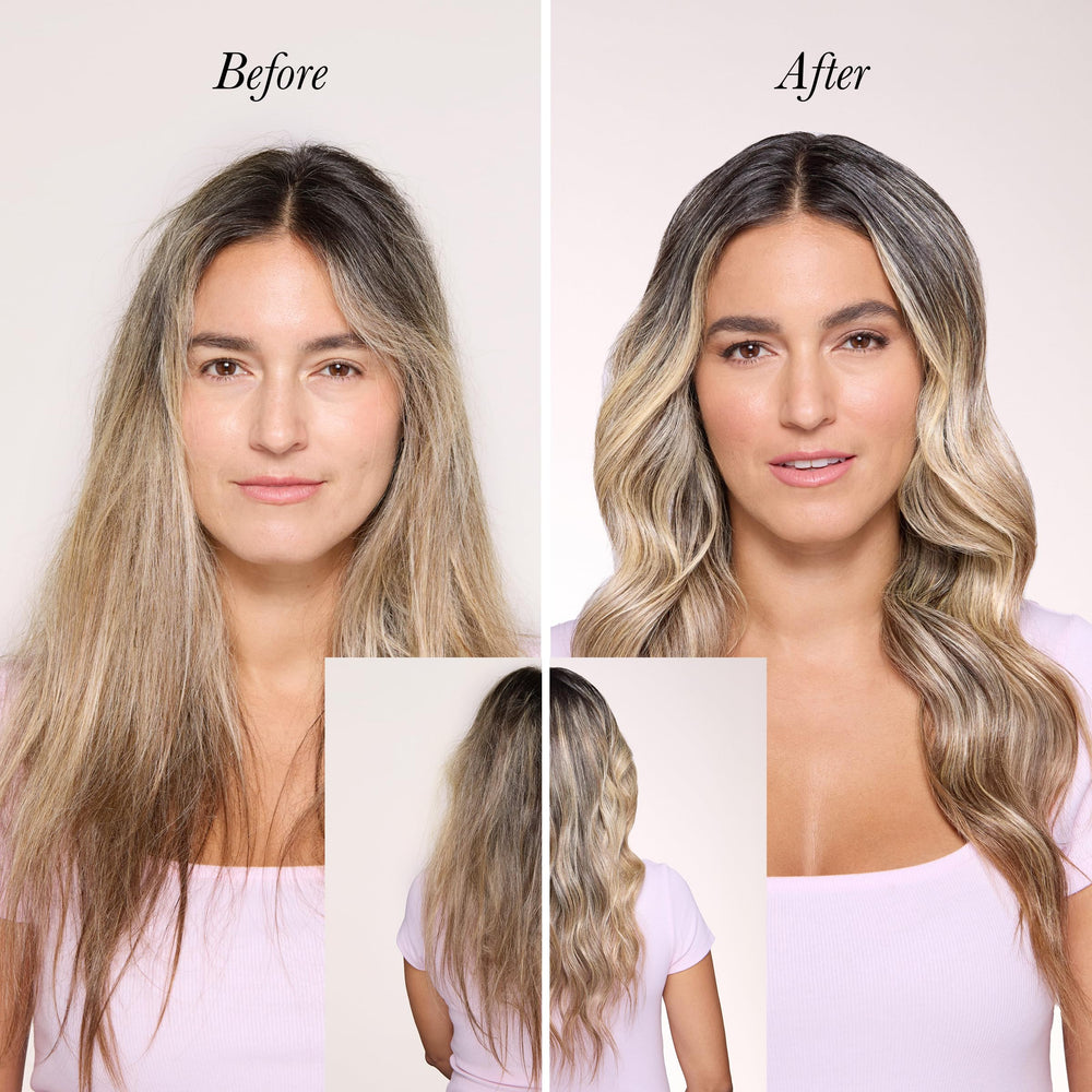 L'ANGE HAIR Formule nourrissante à la kératine pour cheveux protégés.