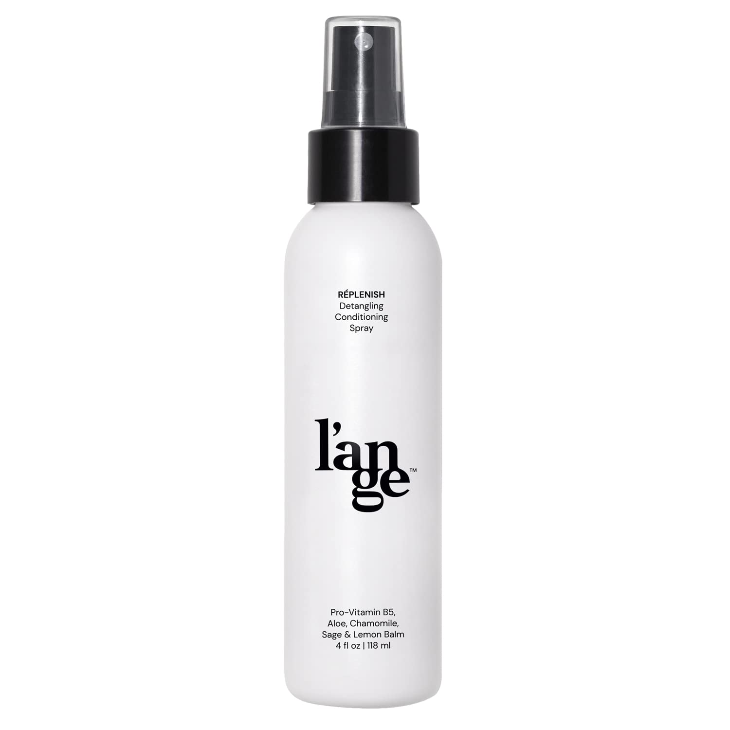 L'ANGE HAIR Replenish détangle en douceur dans la bouteille, démêlage facile.