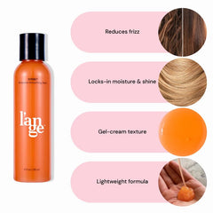 Sorbet Balm de L'ANGE HAIR, contrôle des frisottis et finition nette après application.
