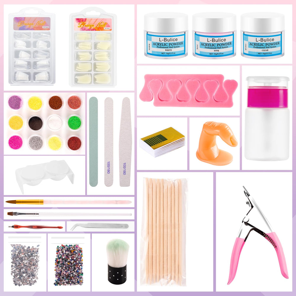 L-Bulice accessoires décoratifs: strass et ornements pour ongles uniques.