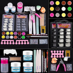L-Bulice kit ongles acryliques débutants: ensemble complet pour débuter l'art des ongles.