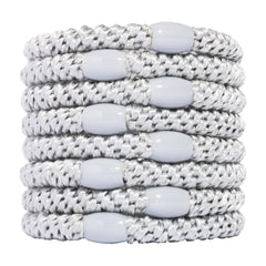 Bandes cheveux argentées L. Erickson pour un style rapide et chic.