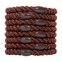 L. Erickson bande cheveux cafe brun, vue generale, maintien durable