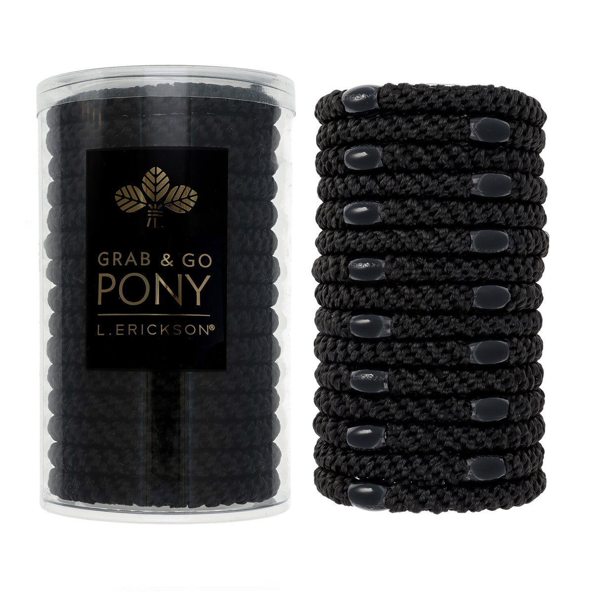 Bandes L. Erickson pour cheveux épais noir, ensemble de 15 pour un maintien durable.